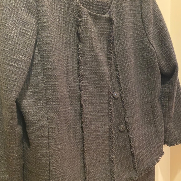 Ann Taylor 2 piece dress and coat with fringe - Picture 6 of 10